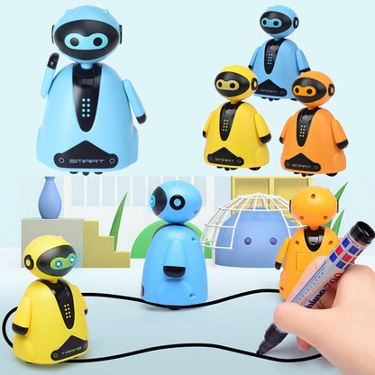 Tegnefølgende minirobot til børn
