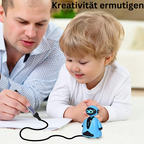 Tegnefølgende minirobot til børn