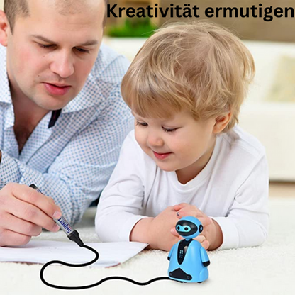 Tegnefølgende minirobot til børn