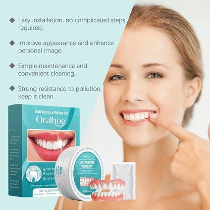Silikoneprotese til tænder – sæt