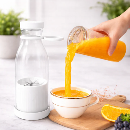 Kompakt smoothieblender med drikkebeholder