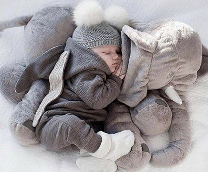 Elefantformet babypude i 40 eller 60 cm