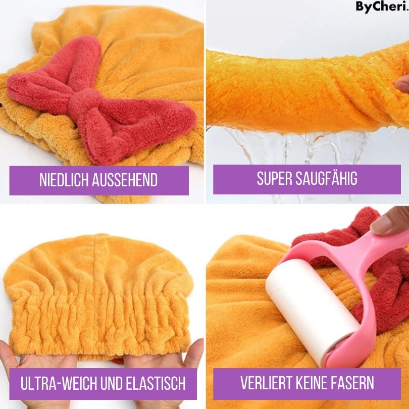 Hårturban i absorberende mikrofiber