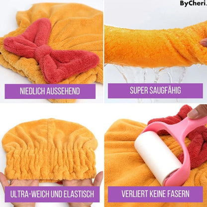 Hårturban i absorberende mikrofiber
