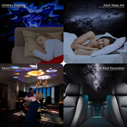 Planetarieprojektor med 7 motivindstillinger