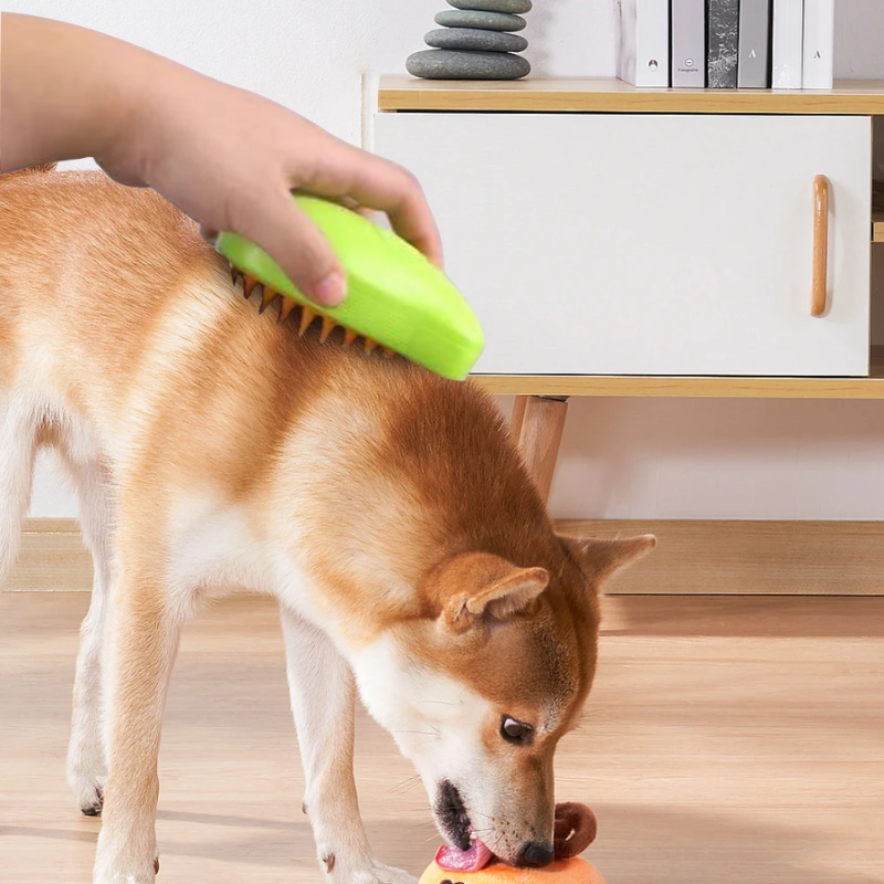 Spraybørste til pelspleje af hunde og katte
