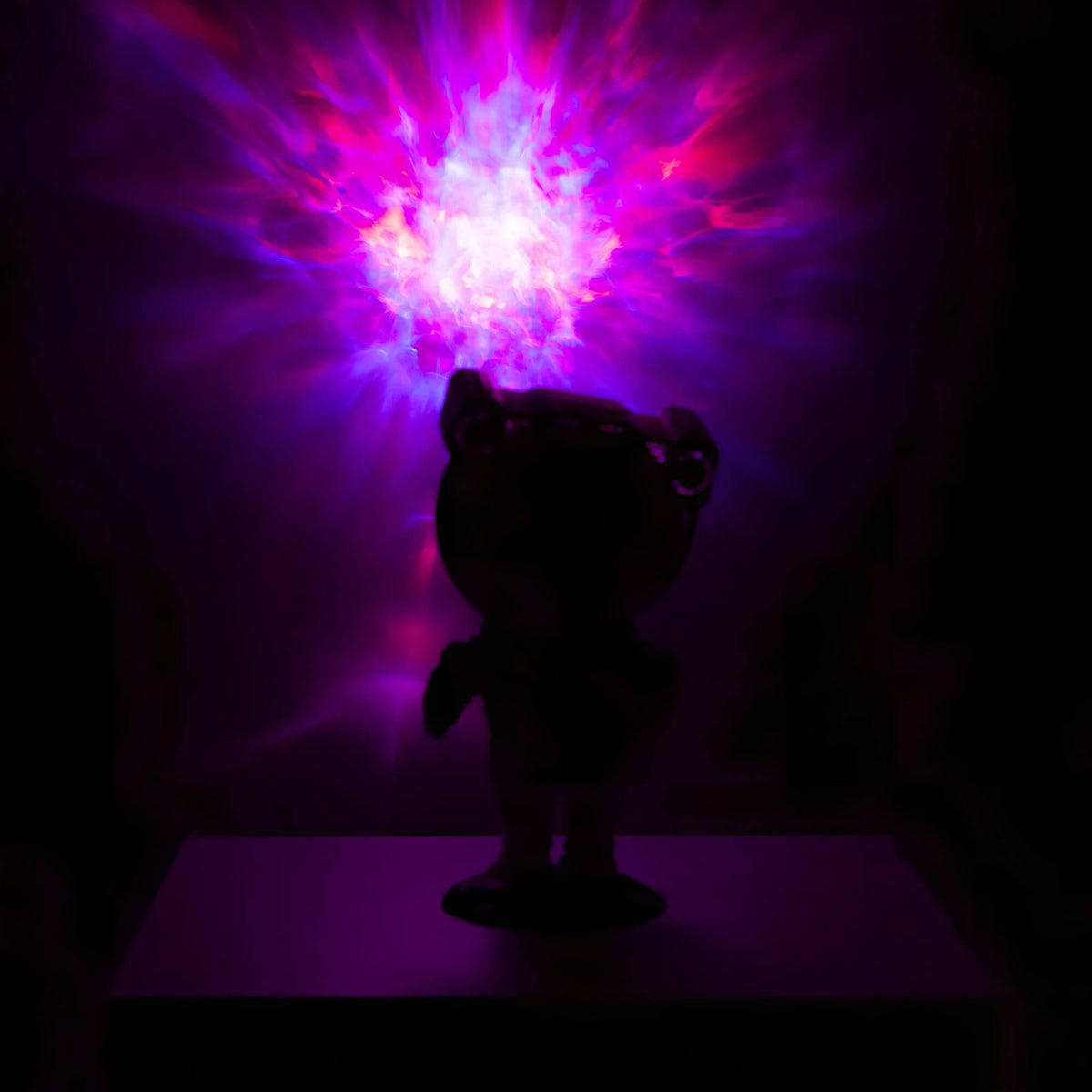 LED-stjerneprojektor med astronautfigur