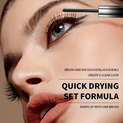 Mascara med metalbørste – sort