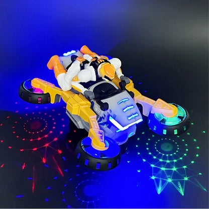 Transformerende stuntmotorcykel til børn – motorcykel og actionfigur