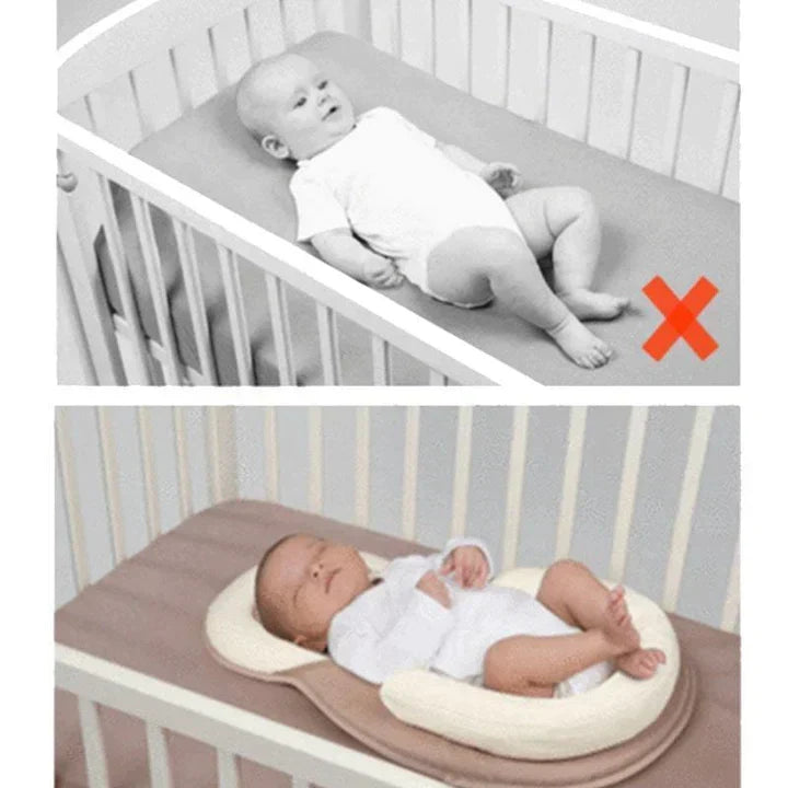 Transportabel babyrede med støttende kanter