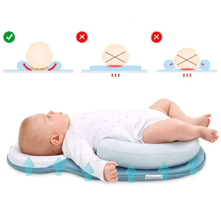 Transportabel babyrede med støttende kanter