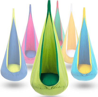 Hængestol til børn med siddepude og monteringssæt