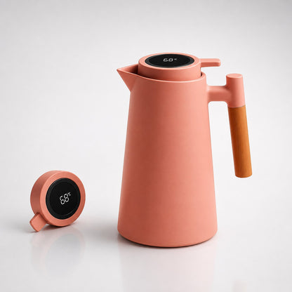 Termokande på 1 liter med temperaturvisning
