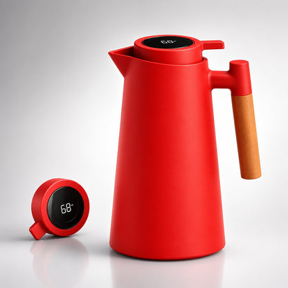Termokande på 1 liter med temperaturvisning