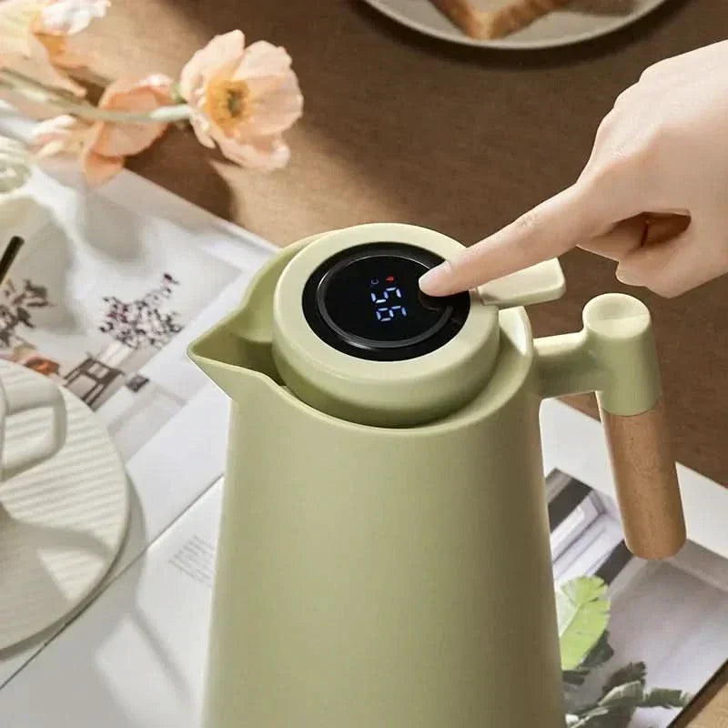 Termokande på 1 liter med temperaturvisning
