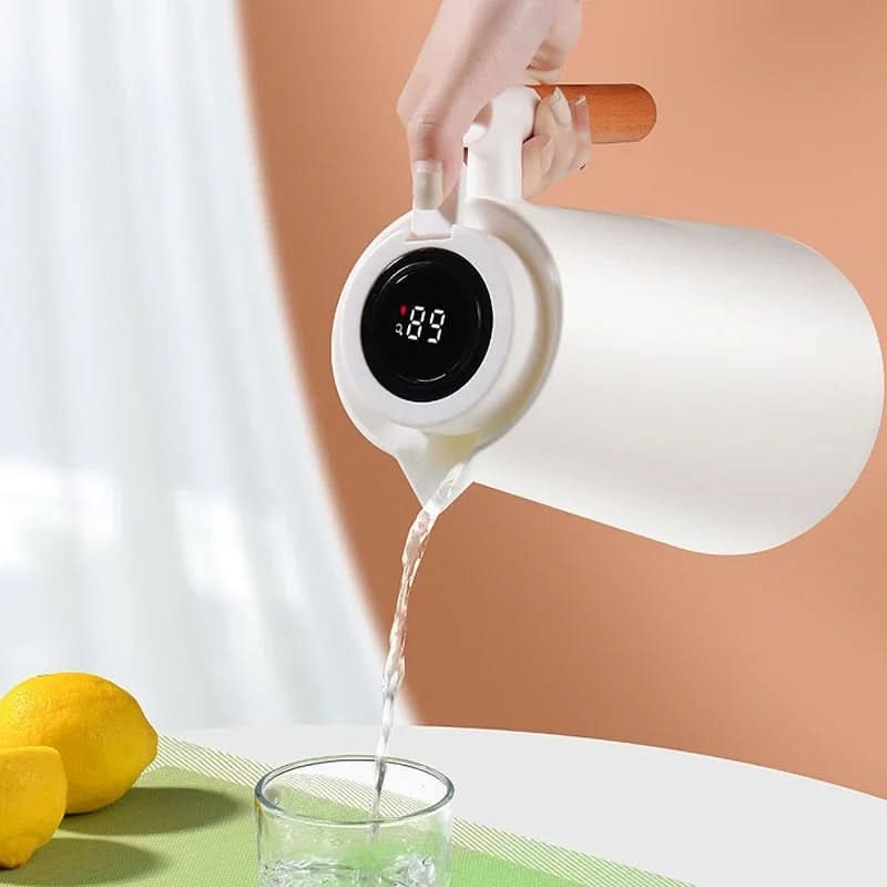 Termokande på 1 liter med temperaturvisning