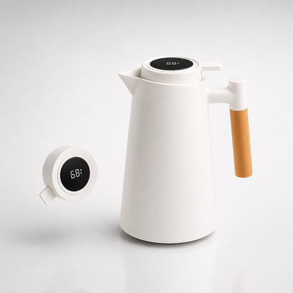 Termokande på 1 liter med temperaturvisning
