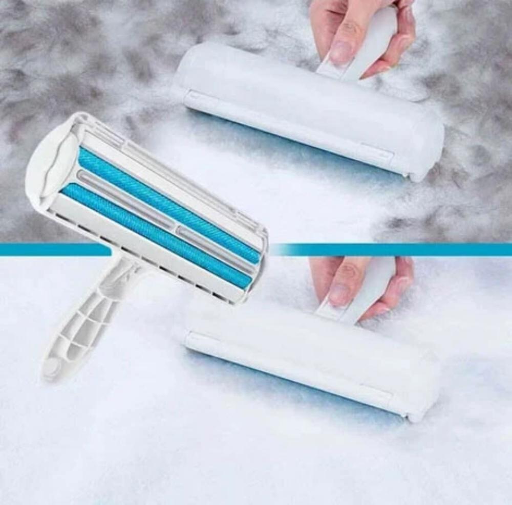 Selvrensende fnugrulle til dyrehår med mikrofiber