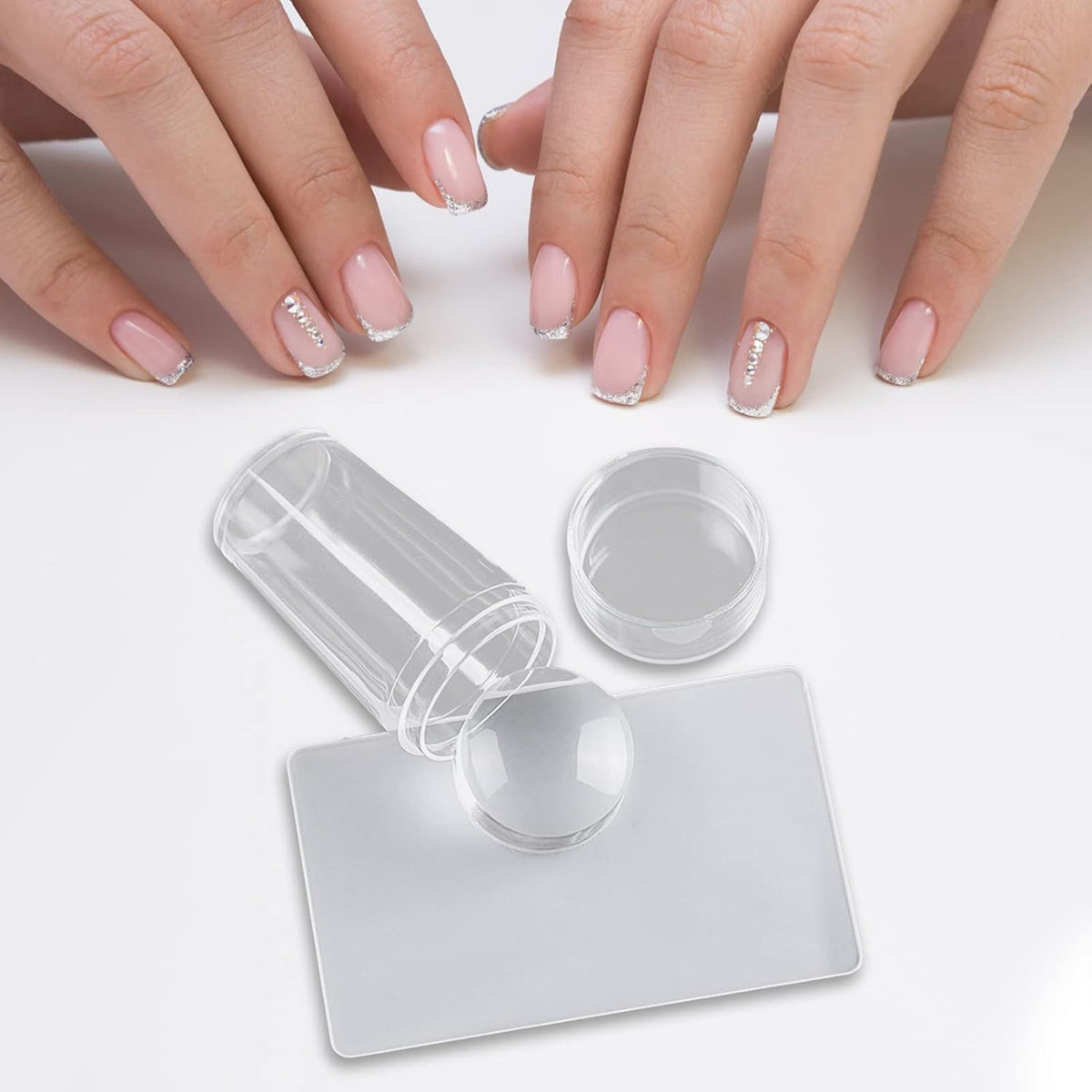 Stempelsæt til fransk manicure