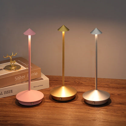 Trådløs bordlampe med touchdæmper og USB-opladning