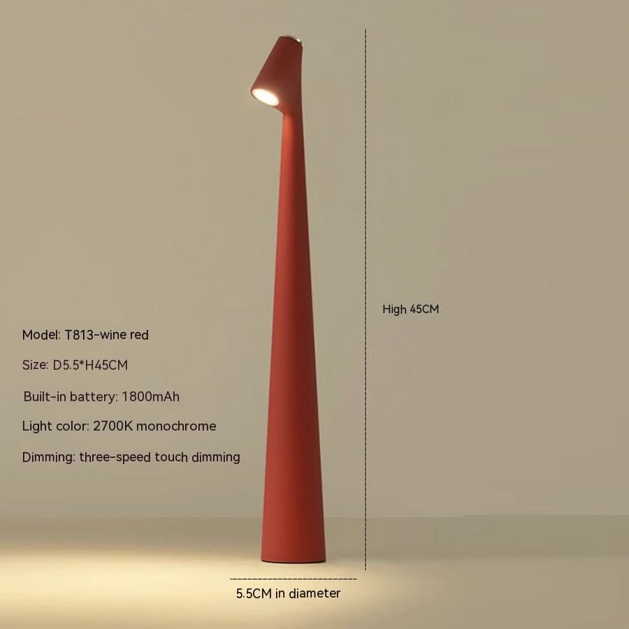 Trådløs LED-bordlampe med dæmpbart varmt hvidt lys