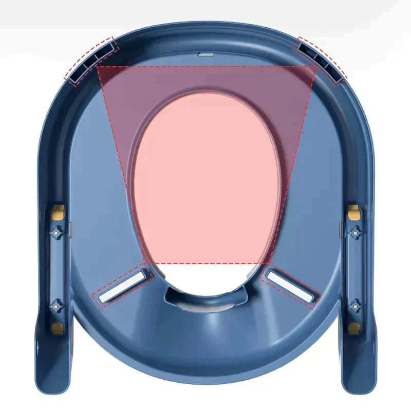 Sammenklappelig toiletstige til børn