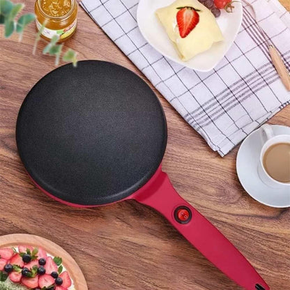 Elektrisk crêpe- og pandekagemaskine med slip-let-belægning