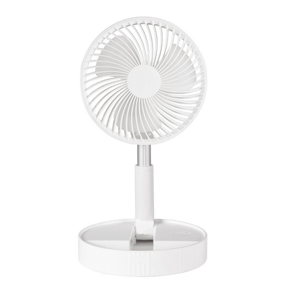 Sammenklappelig trådløs ventilator med USB-opladning