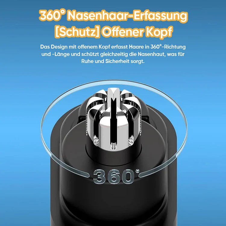 Vandafvisende næse- og ørehårstrimmer