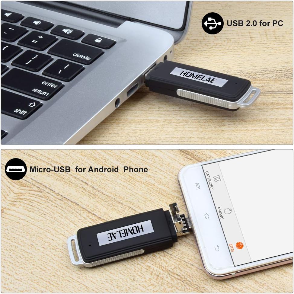 USB-stemmeoptager med støjreduktion