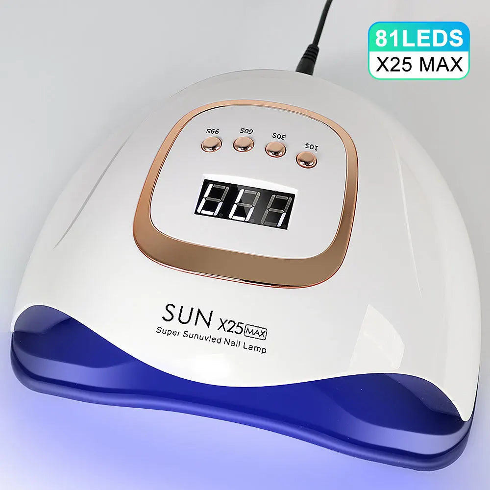 UV/LED-neglelampe med timer og sensor