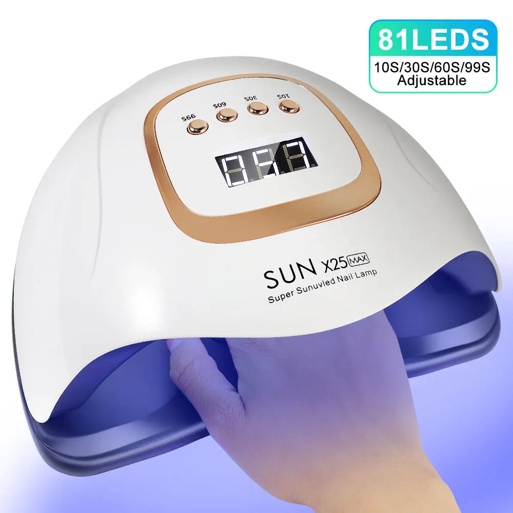 UV/LED-neglelampe med timer og sensor