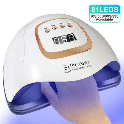 UV/LED-neglelampe med timer og sensor