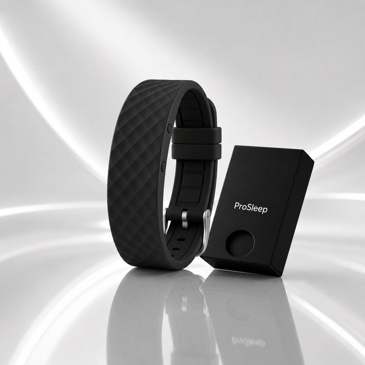 Vibrationsvækkeur som armbånd med LED-display
