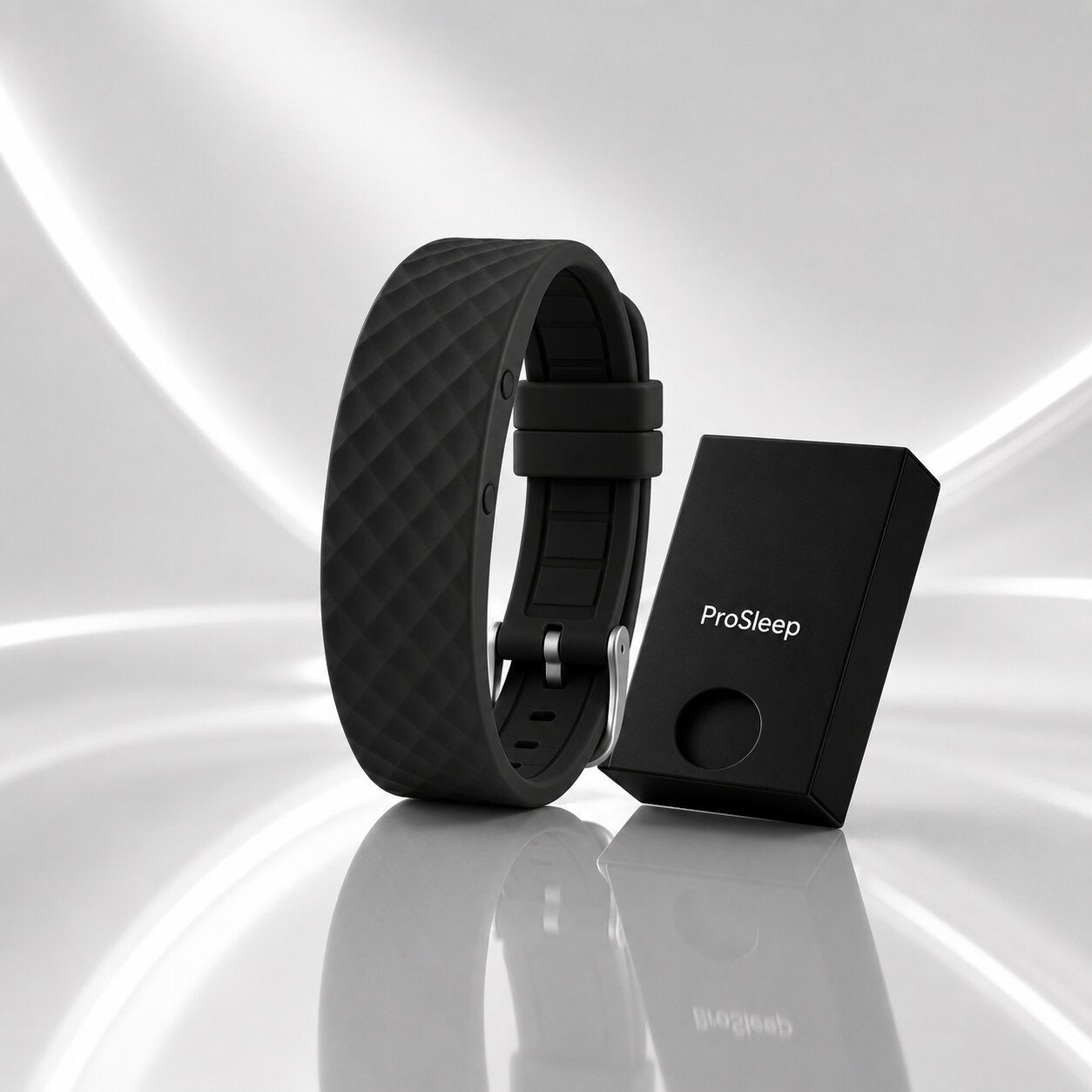 Vibrationsvækkeur som armbånd med LED-display