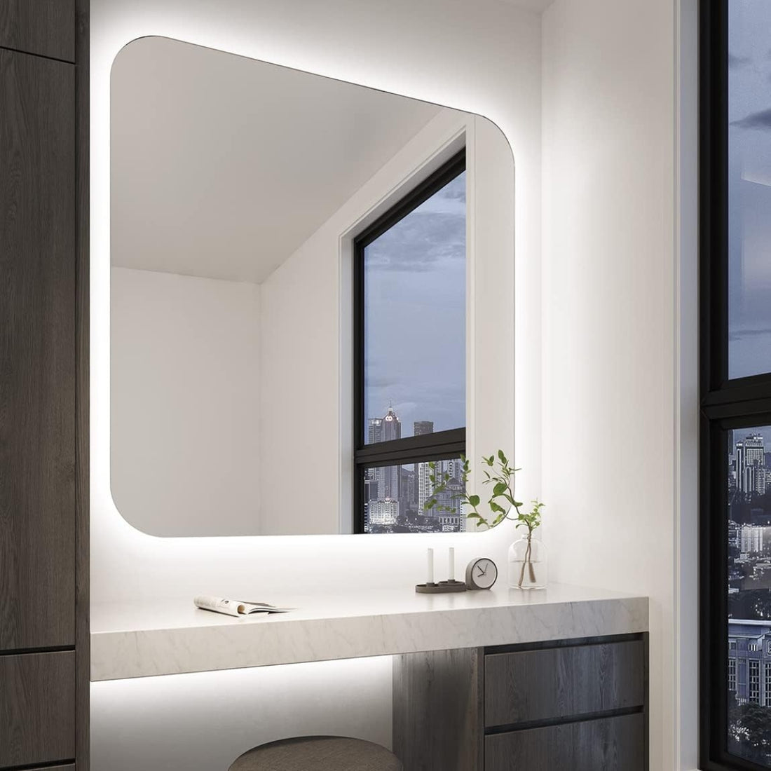 Farverig LED-stemningsbelysning