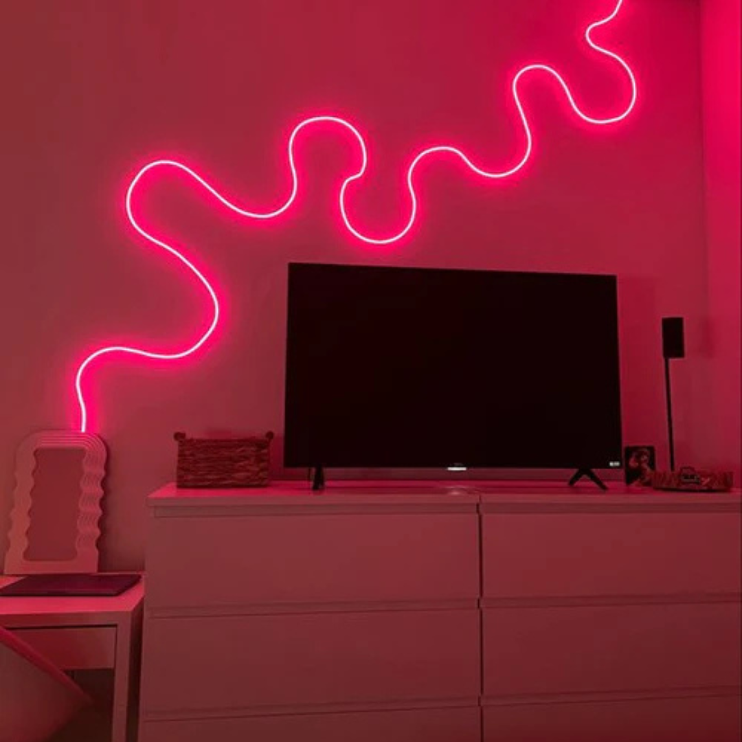 Farverig LED-stemningsbelysning