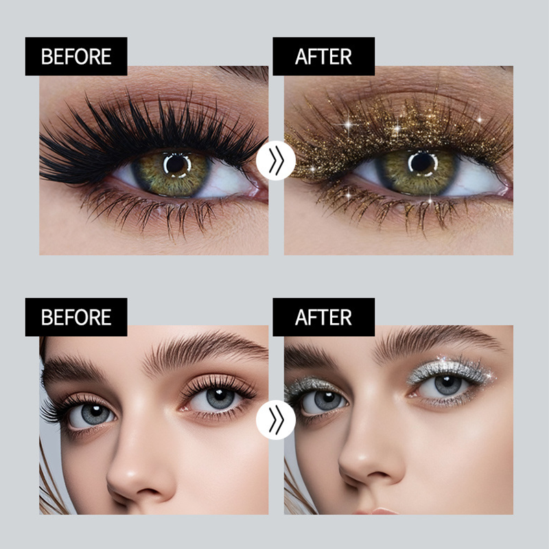 Mascara med ekstra bue, glans og volumen