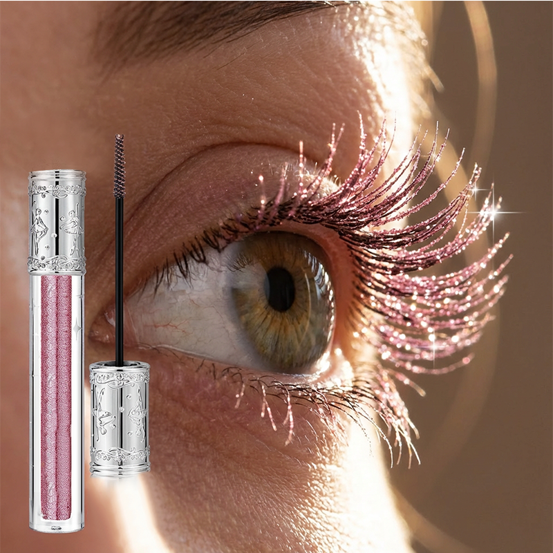 Mascara med ekstra bue, glans og volumen