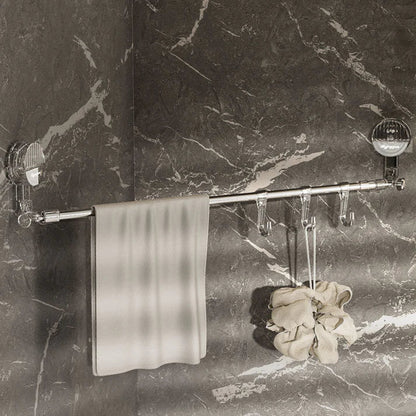 Udtrækkeligt vægophæng med sugekop og krog