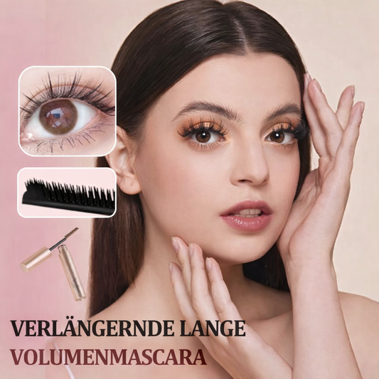 Vandfast mascara til volumen og længde med præcisionsbørste