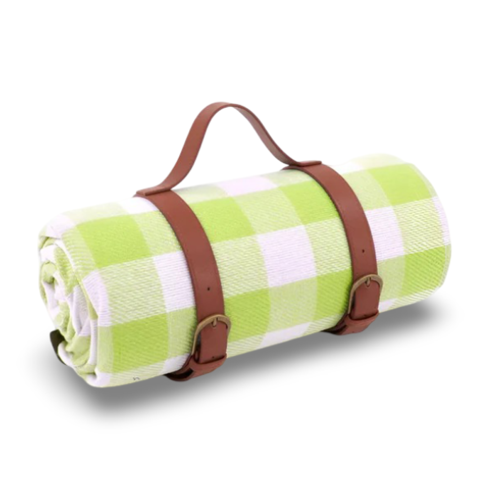 Foldbart picnicunderlag med vandtæt bagside og bærehåndtag – produktbillede 9