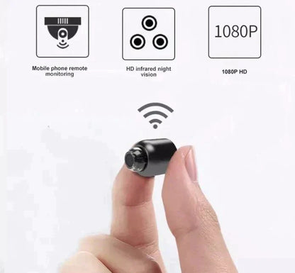 WiFi IP-kamera med 120° vidvinkel, nattesyn og tovejslyd