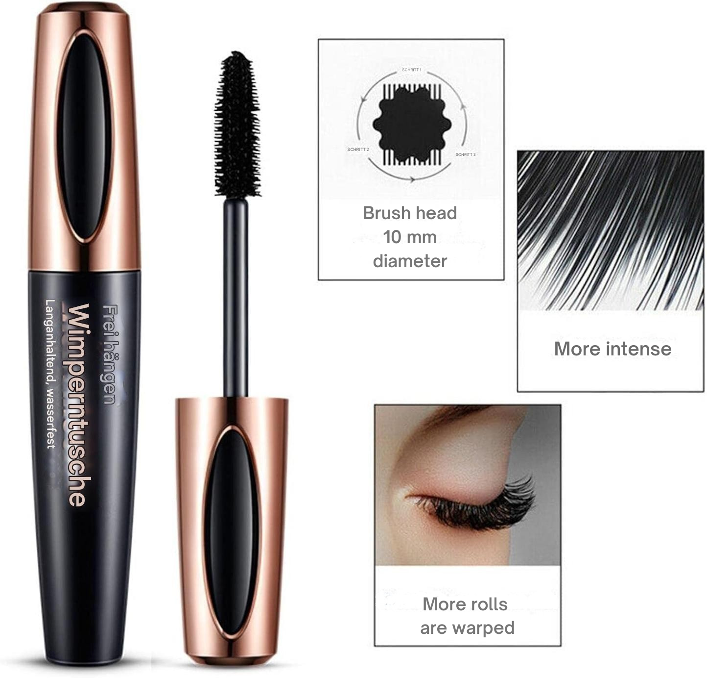 5D fibermascara til længere og fyldigere vipper