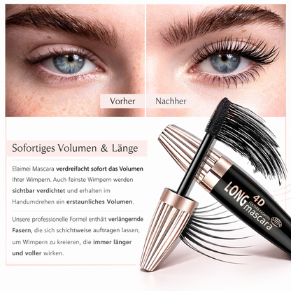 Vandfast fibermascara med ekstra længde og volumen