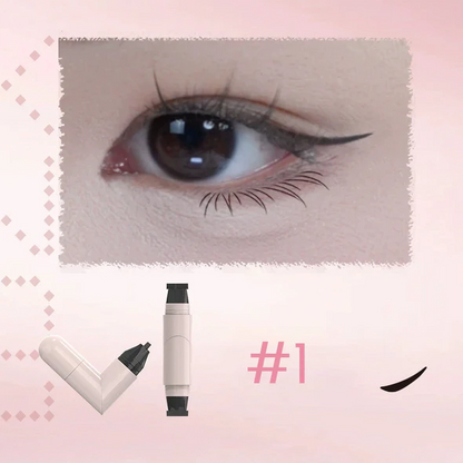 Eyelinerstempel til ensartede vinger