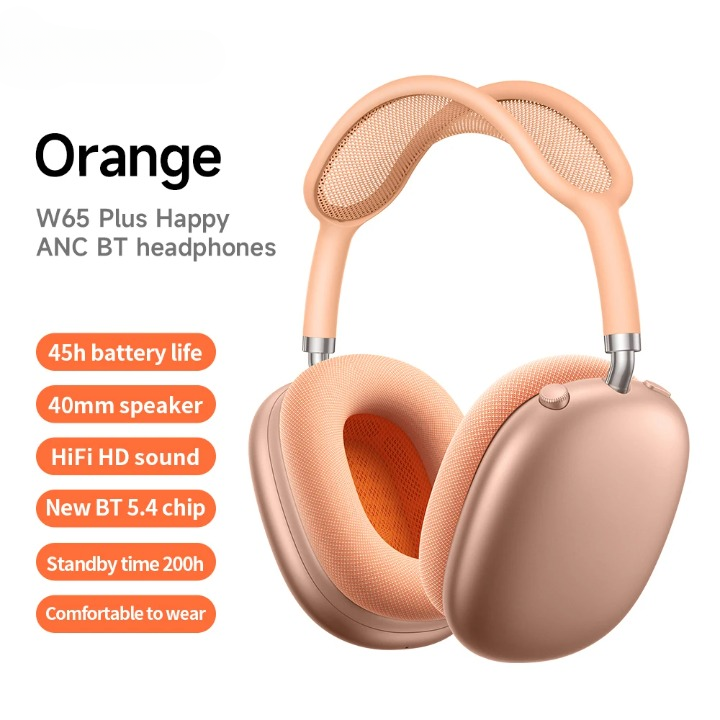 Trådløse over-ear høretelefoner med ANC og 45 timers batteri