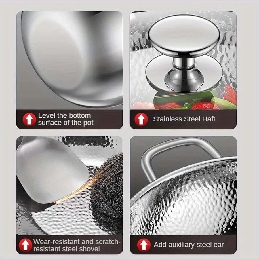 Wok i rent titanium 30 cm til induktion