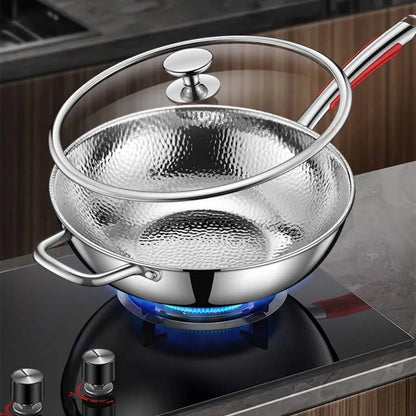 Wok i rent titanium 30 cm til induktion