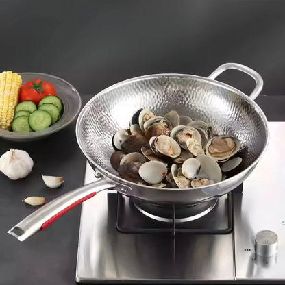 Wok i rent titanium 30 cm til induktion